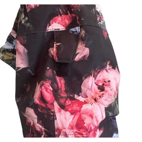 ROXY ski & Snowboard Jacket 14, XL teen, Blooming Party, pink & black, powder - Picture 6 of 15